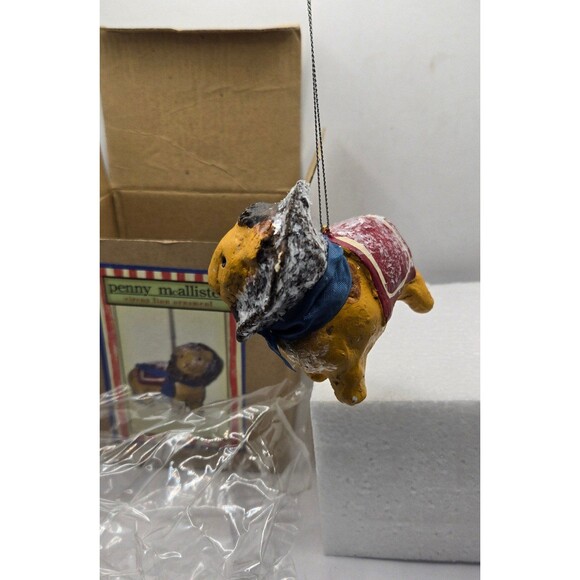 Penny McAllister Folk Art Circus Lion Christmas Ornament New in Box - Picture 11 of 12